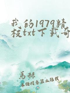 我的1979精校txt下载奇书网
