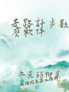 走路计步数是什么软件