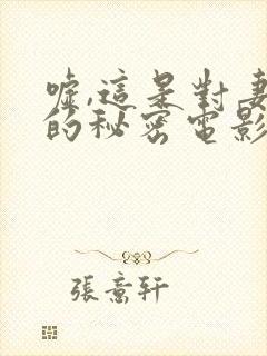 嘘,这是对妻子的秘密电影
