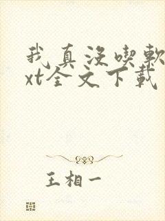 我真没吃软饭txt全文下载