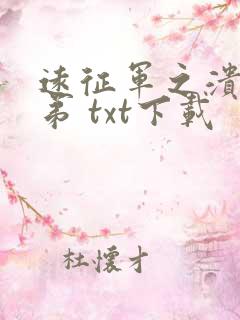 远征军之溃兵兄弟 txt下载