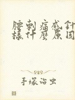 腰刺痛感针扎一样什么原因