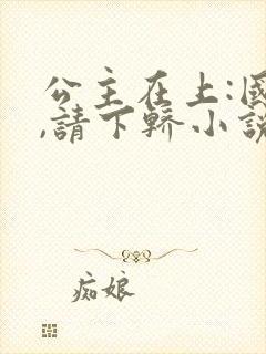 公主在上:国师,请下轿小说