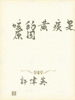 咳的黄痰是什么原因