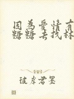 因为爱情有多美糖糖去找林多俊