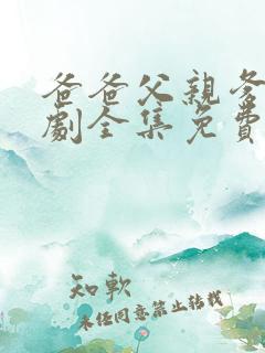 爸爸父亲爹电视剧全集免费观看