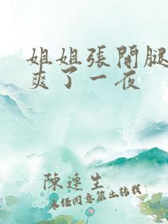 姐姐张开腿让我爽了一夜