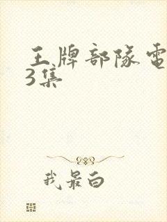 王牌部队电视剧3集