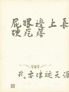 屁眼边上长了个硬疙瘩