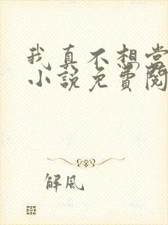 我真不想当明星小说免费阅读