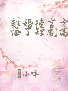 离婚后言少他后悔了短剧高清免费