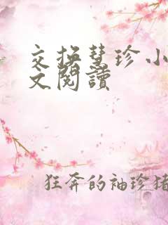 交换慧珍小说全文阅读