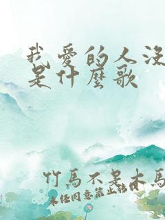我爱的人没有了是什么歌