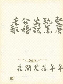 老公出轨坚决要离婚该怎么办