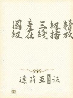 国产三级精品三级在线播放