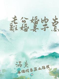 老公婚内出轨要离婚妻子怎样去挽回
