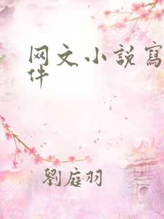 网文小说写作软件