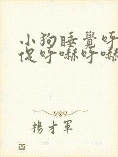 小狗睡觉呼吸急促呼哧呼哧的
