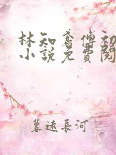 林知鸢傅初霁的小说免费阅读全文