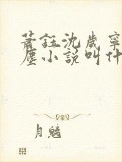 萧钰沈岁宁徐卿尘小说叫什么名字