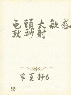 龟头太敏感进去就秒射