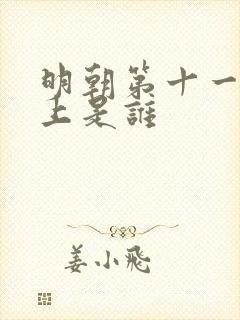 明朝第十一个皇上是谁 明朝第十一个皇上是谁