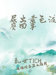 尿出黄色液体怎么回事