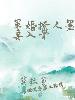 军婚撩人墨少宠妻入骨
