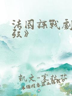 法国谍战剧《惊弦》