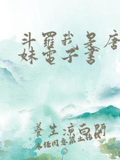 斗罗我是唐三妹妹电子书