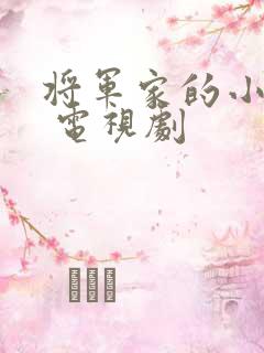 将军家的小娘子 电视剧