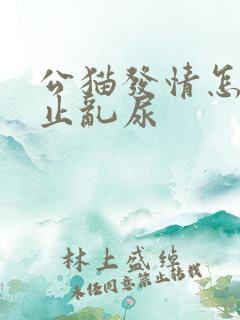 公猫发情怎么防止乱尿