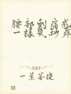 腰部刺痛感针扎一样几秒疼一下