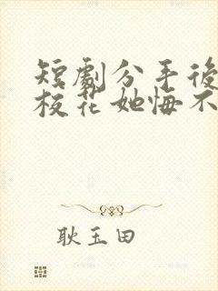 短剧分手后高冷校花她悔不当初全集