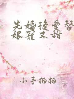 先婚后爱替嫁新娘宠又甜
