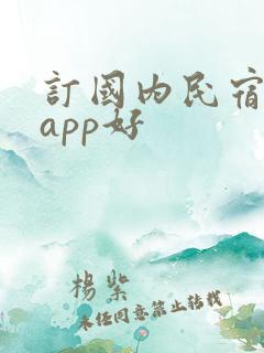 订国内民宿哪个app好