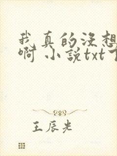 我真的没想出名啊 小说txt下载