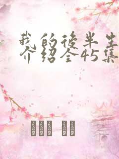 我的后半生剧情介绍全45集