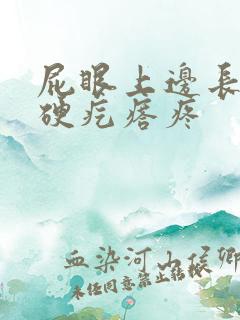 屁眼上边长了个硬疙瘩疼