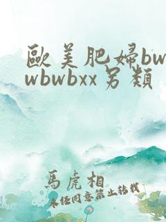 欧美肥妇bwbwbwbxx另类