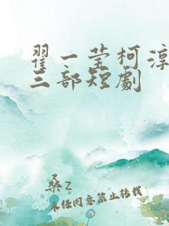 翟一莹柯淳最火三部短剧