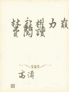 林毅权力巅峰免费阅读