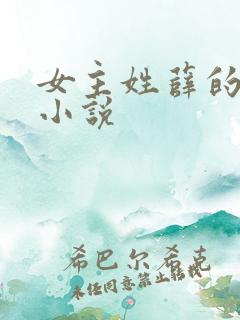 女主姓薛的现代小说 女主姓薛的现代小说
