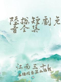 陆总短剧免费观看全集