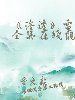 《渗透》电视剧全集在线观看免费