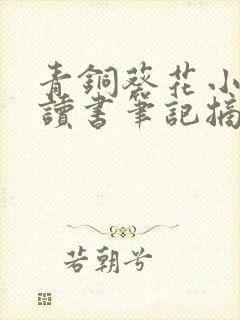 青铜葵花小木船读书笔记摘抄