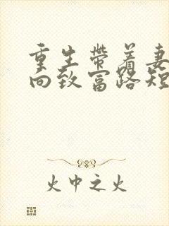 重生带着妻子走向致富路短剧