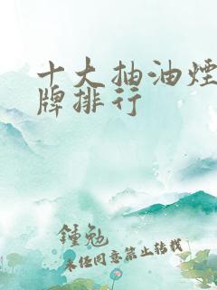 十大抽油烟机品牌排行