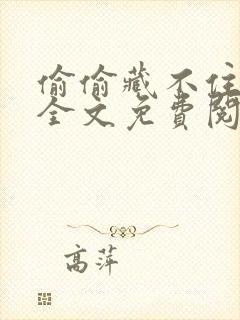 偷偷藏不住漫画全文免费阅读