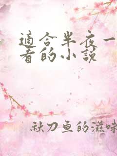 适合半夜一个人看的小说